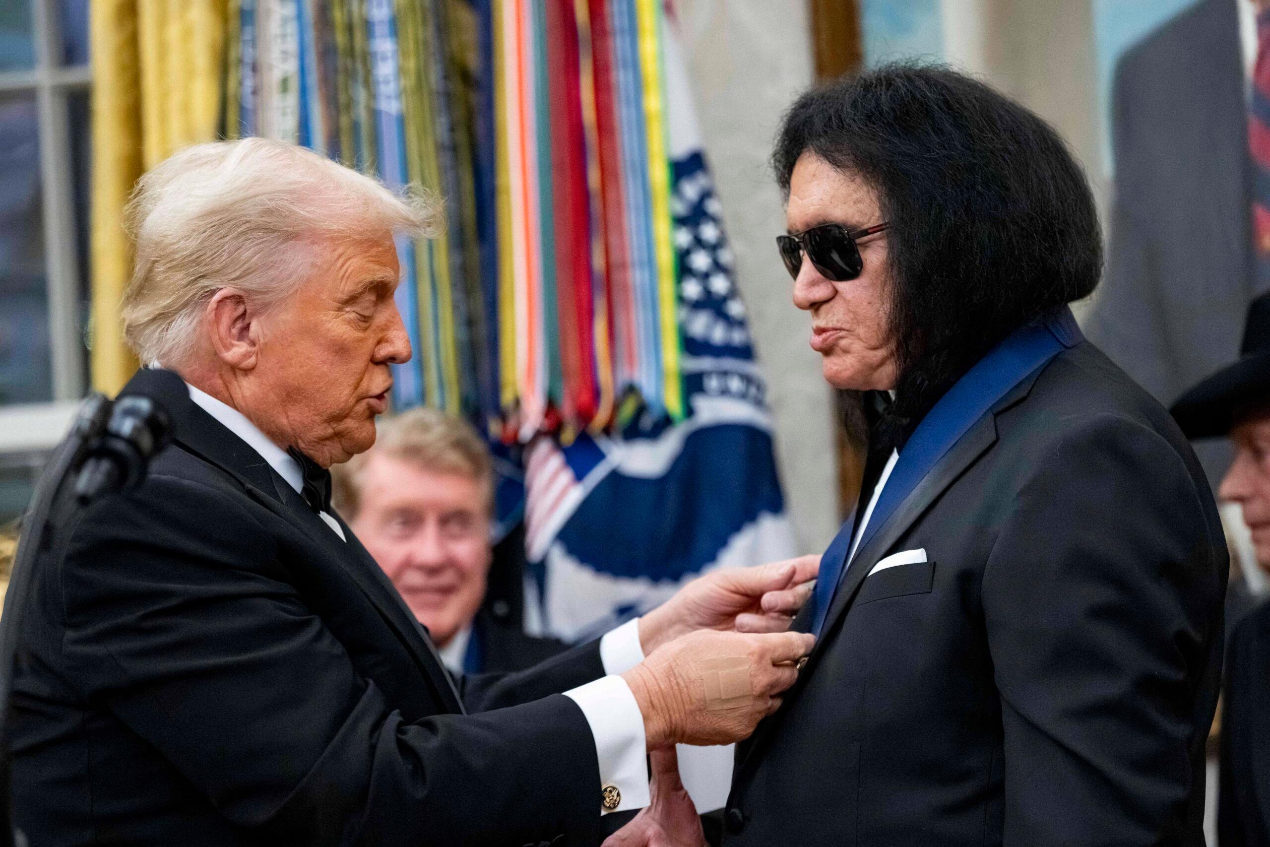 Trump Awards Medallions To The 2025 Kennedy Center Honorees Gene Simmons