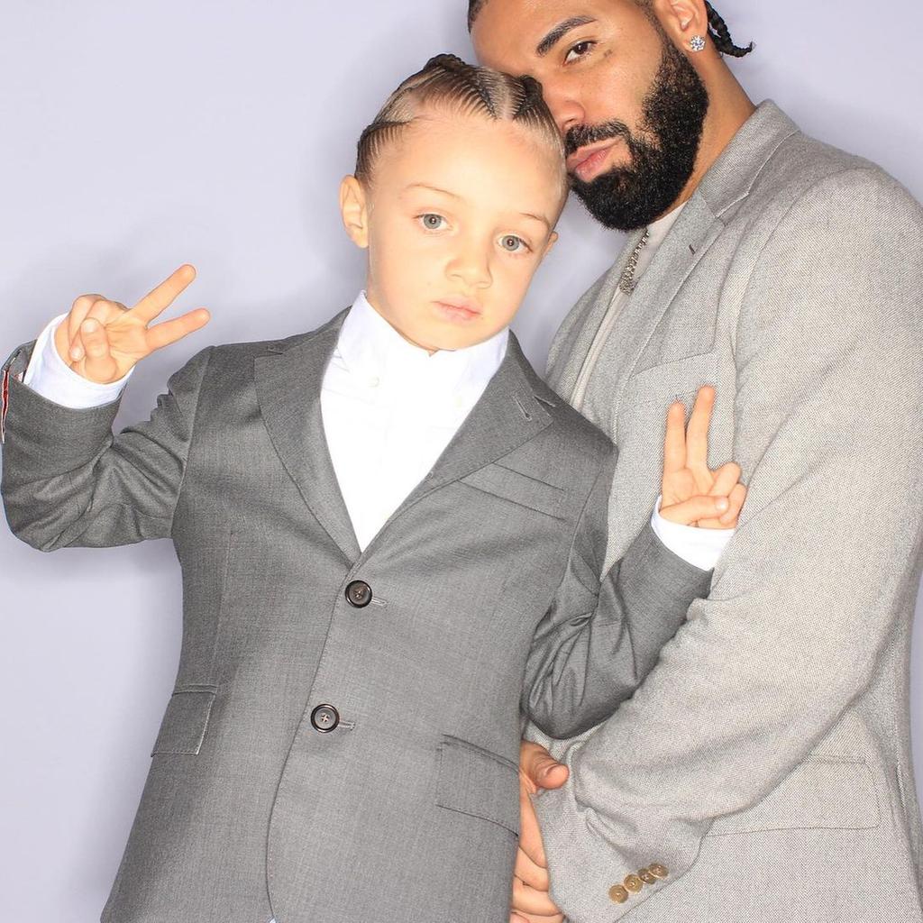 Drake And Adonis Match Looks For Grandma Sandi's 75th Birthday