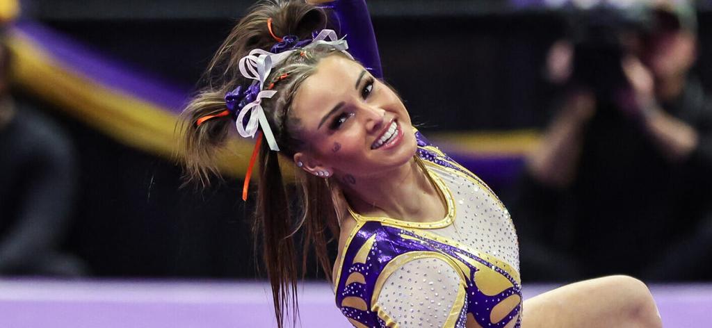 LSU Gymnast KJ Johnson Makes Jaws Drop In Her Tiny Bikini