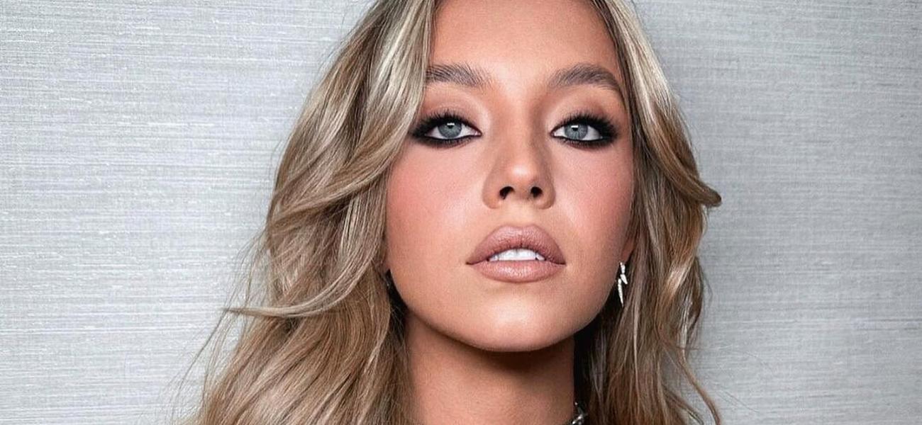 Sydney Sweeney In Her Underpants And Socks Sits Over A Sink