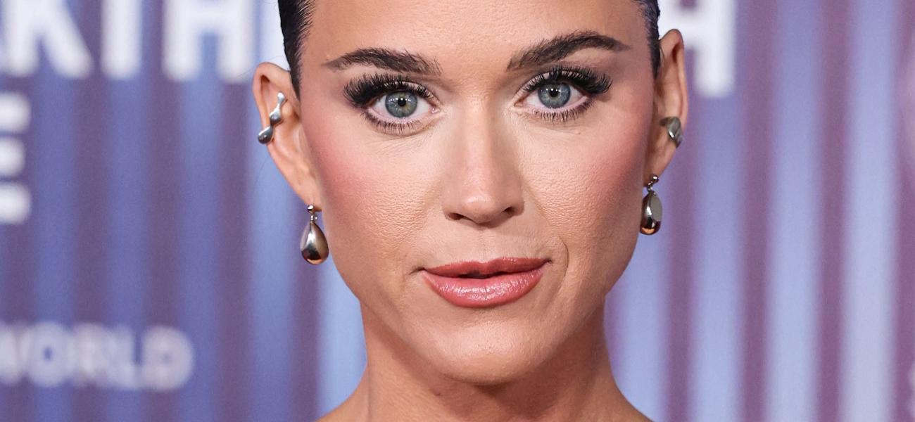 Katy Perry Swimming In Plunging Bikini Told It Was 'A Bad Idea'