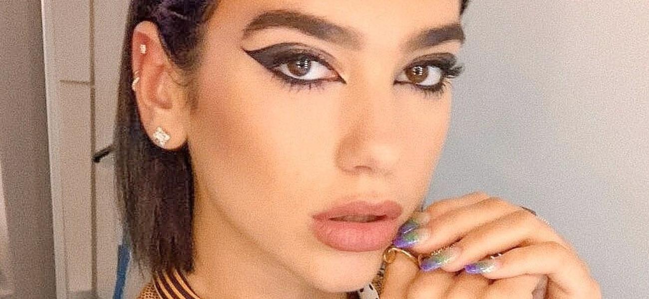 Dua Lipa In Skimpy Bathroom Bikini Shows Off Her Butterflies