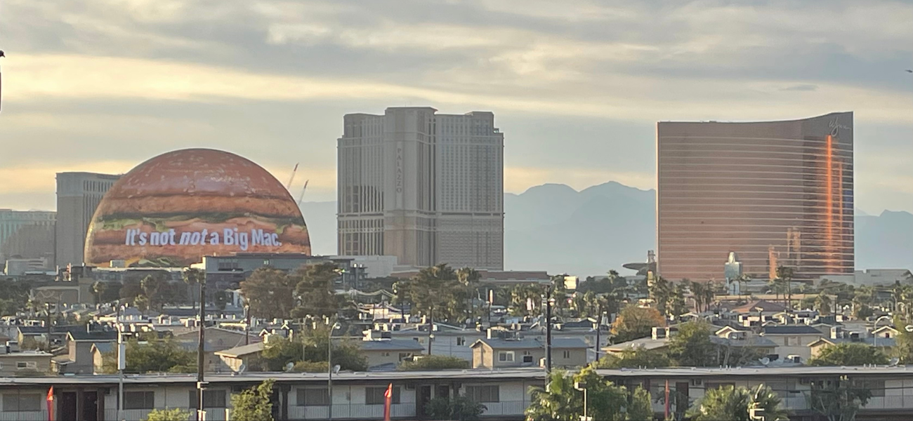 My Friends On The East Coast Saw Northern Lights But I Saw A Big Mac In Vegas!