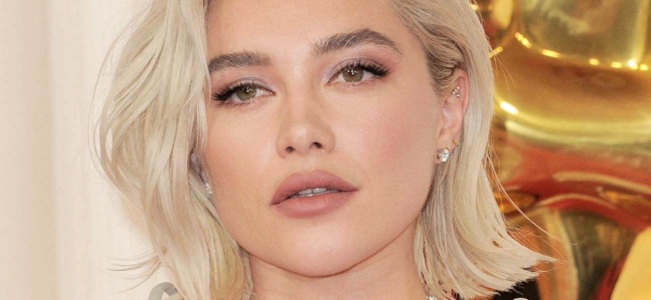 Florence Pugh Asked 'When Is She Not Braless' In Silk Dress