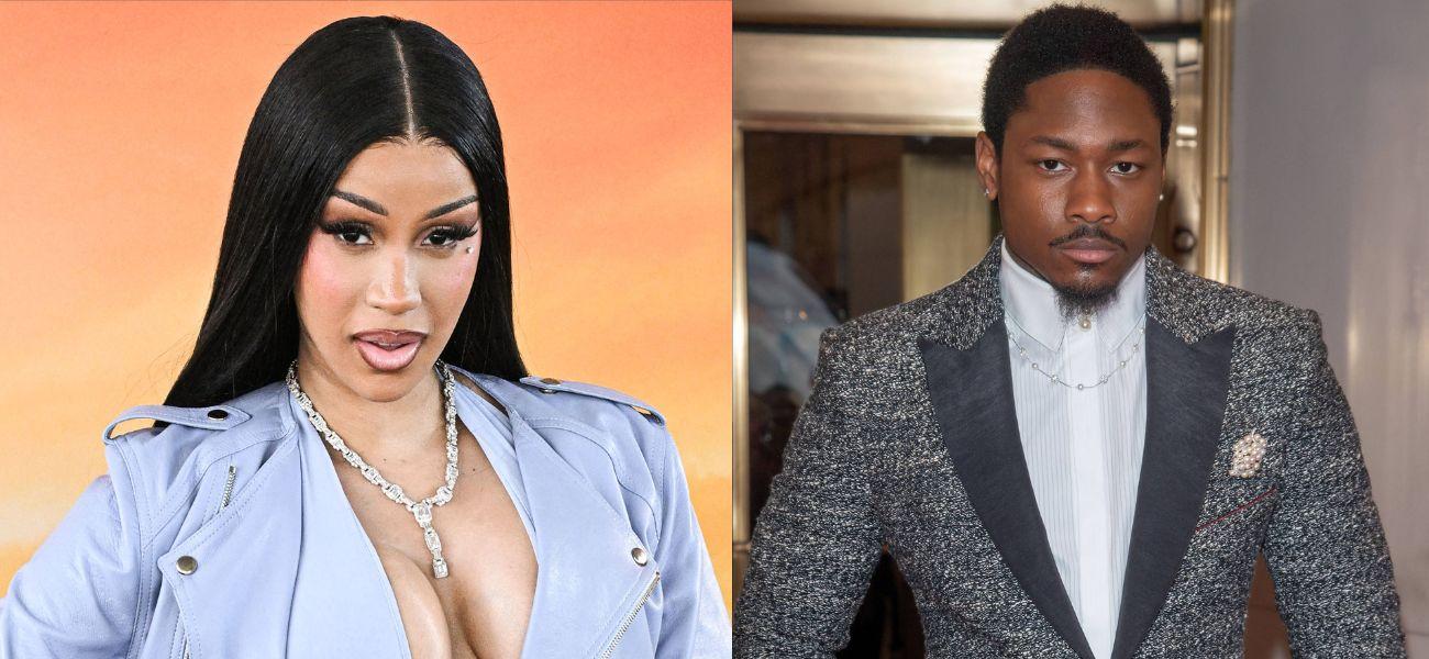 Cardi B está emocionada por su novio Stefon Diggs en el Super Bowl