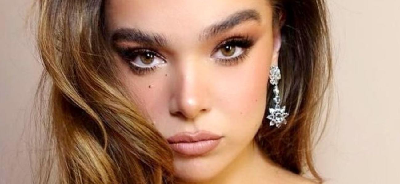 Hailee Steinfeld In Stringy Bikini Caught Staring At Her Own Chest