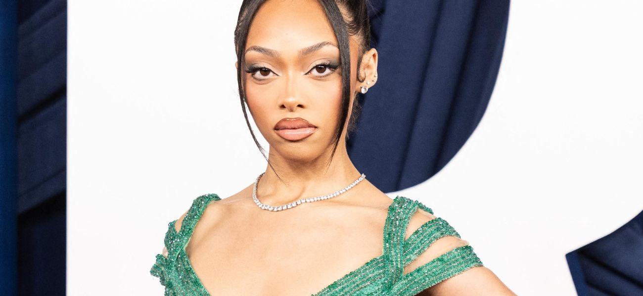 Jodie Woods In Sparkling See-Through Dress Has Fans In A Chokehold