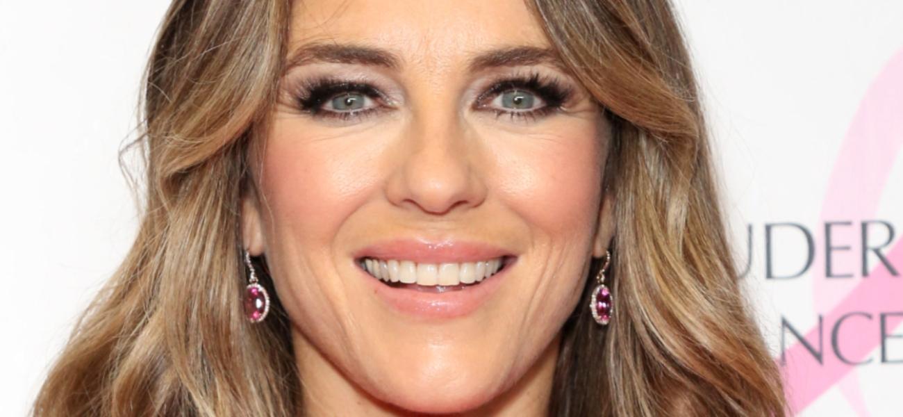 Elizabeth Hurley Shows Off Her 'Coconuts' In String Bikini