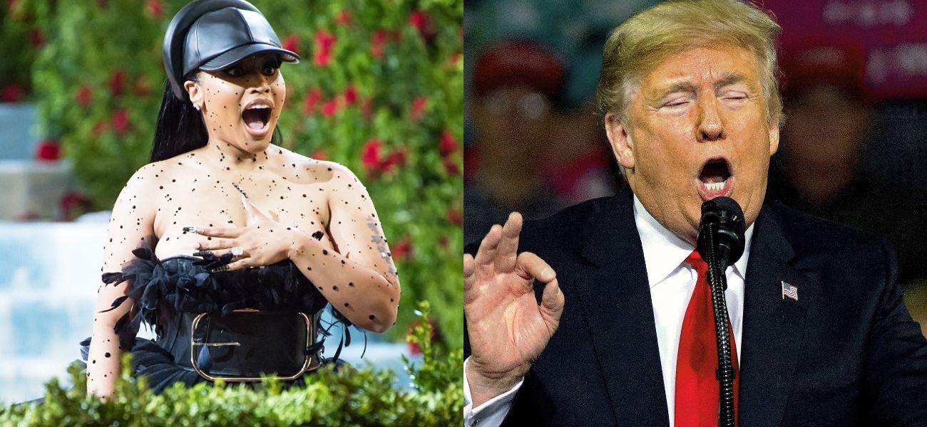 Nicki Minaj pediu uma ‘venda’ depois que Trump disse que ela era ‘MAGA’