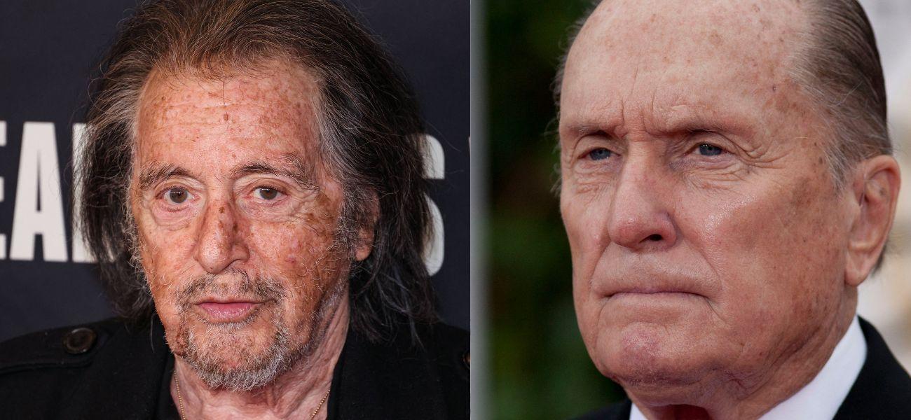 Al Pacino visto pela primeira vez desde a morte do co-estrela Robert Duvall