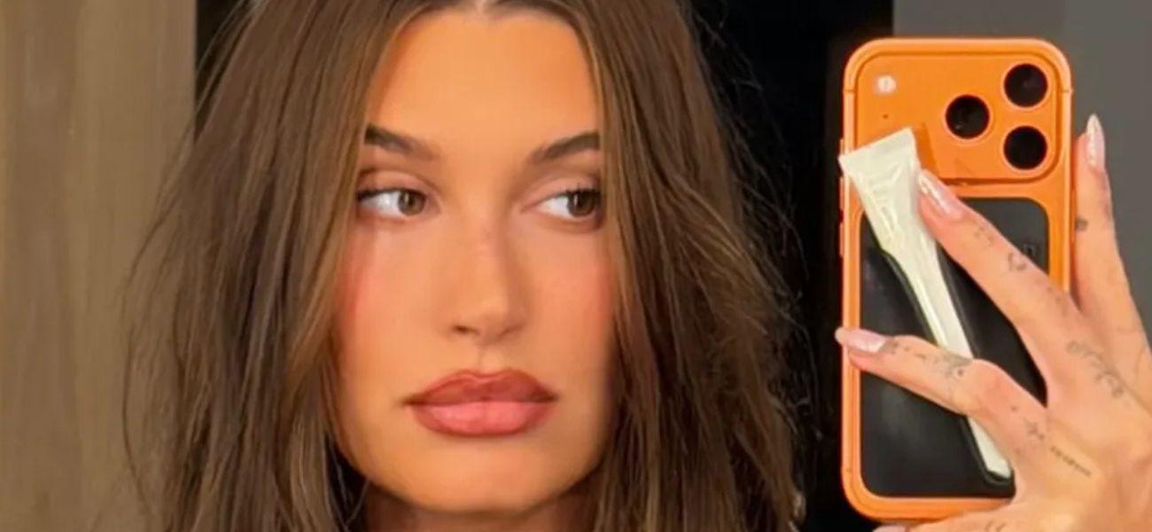 Hailey Bieber arrisca um grande momento no guarda-roupa em Daring Shoot