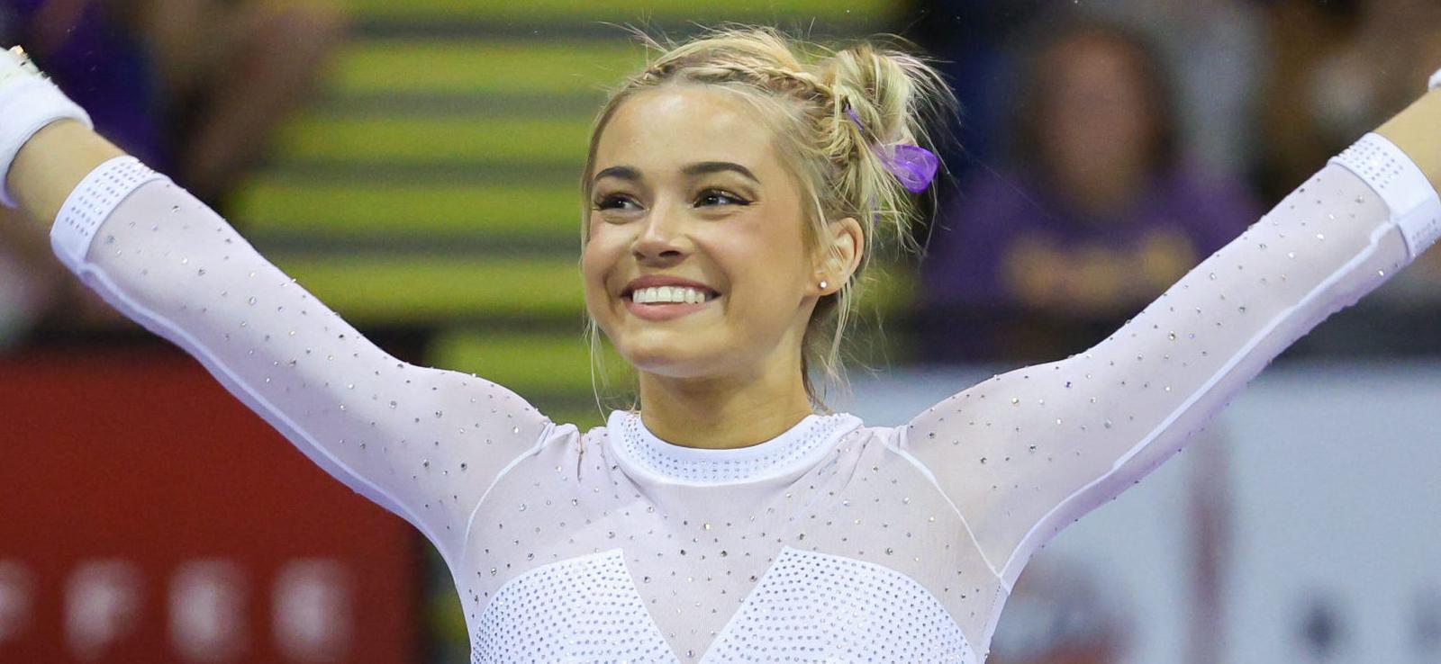 Olivia Dunne Gives A Cheeky View In Her LSU Tight Leotard