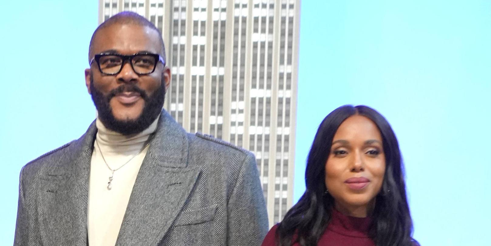 Tyler Perry Gets Emotional Over 'Rare' Move By Kerry Washington