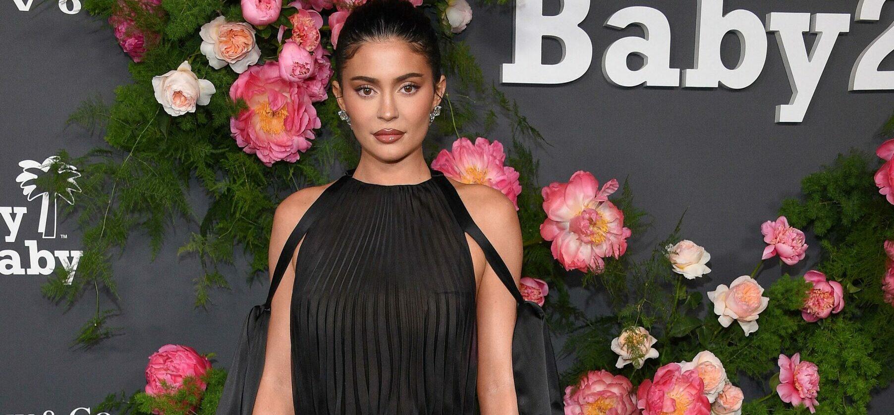 Kylie Jenner Spends Quality Time Receiving Kisses From Son, Aire