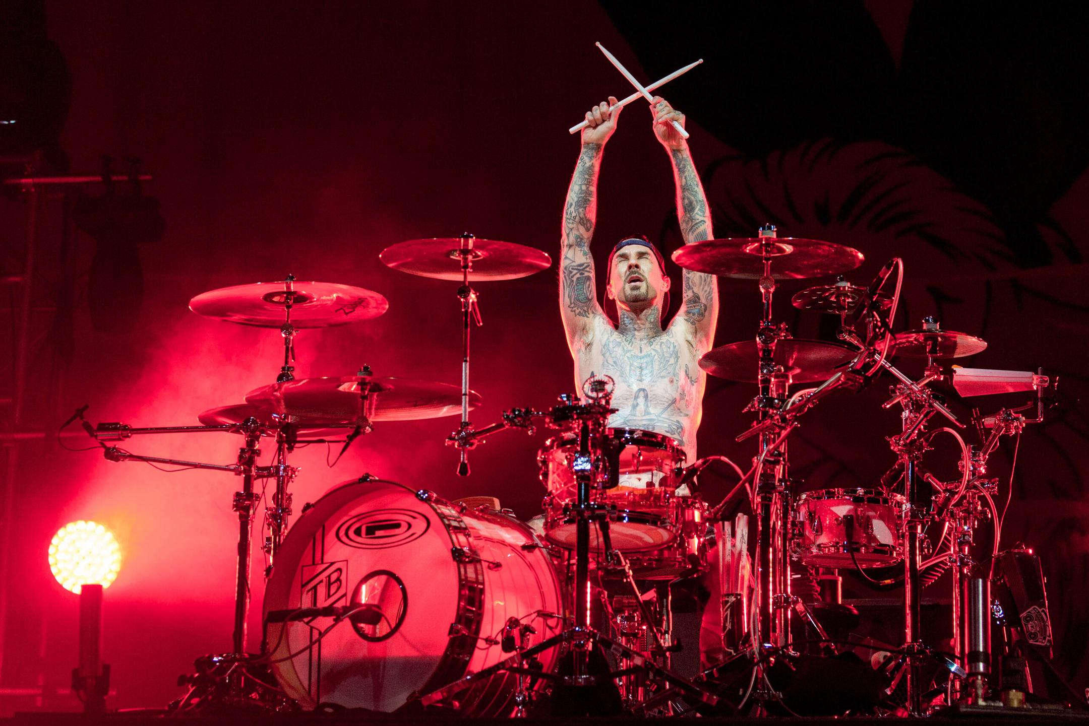 Travis Barker Collaborates With Liquid Death On New 'Enema Kit'