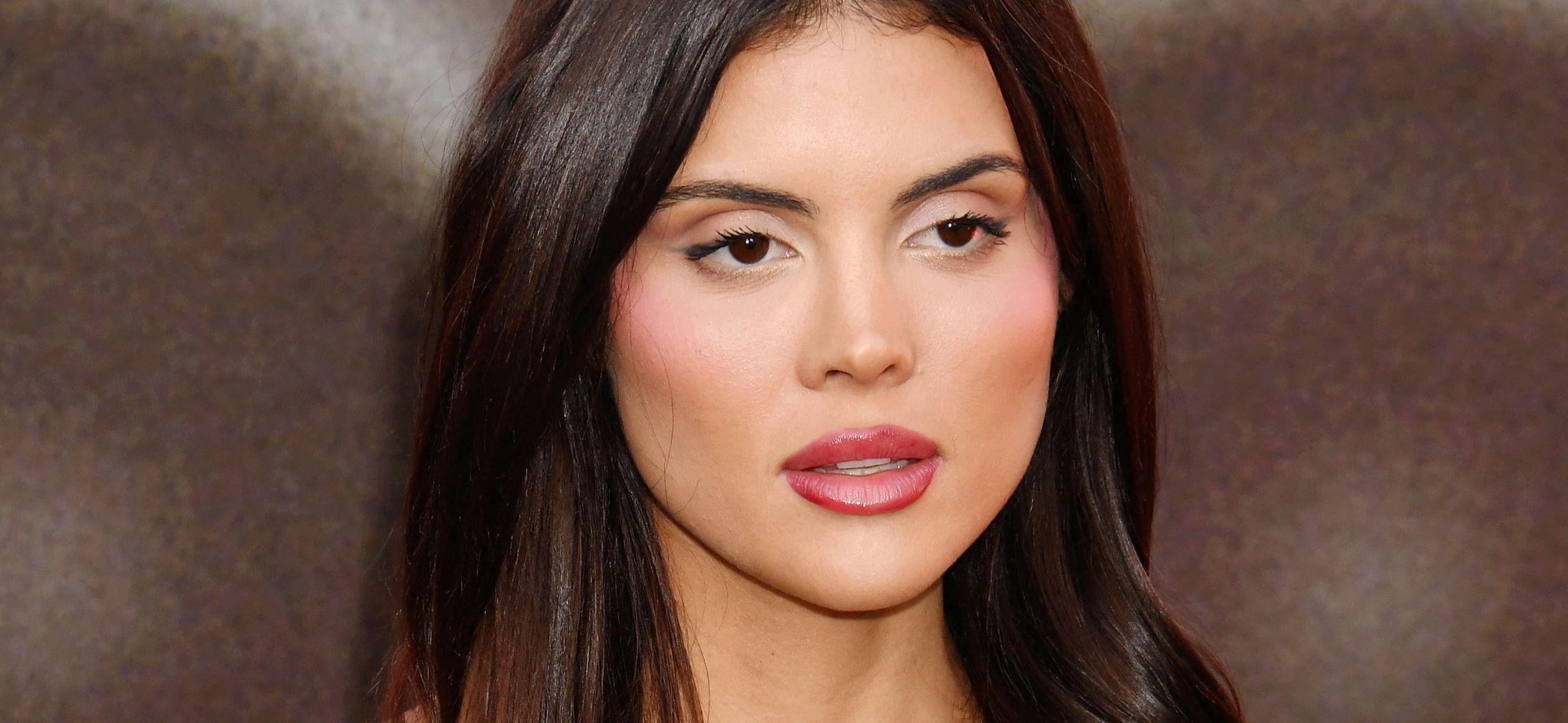 Holly Scarfone Goes Full Va Va Voom In See-Through Red Cover-Up