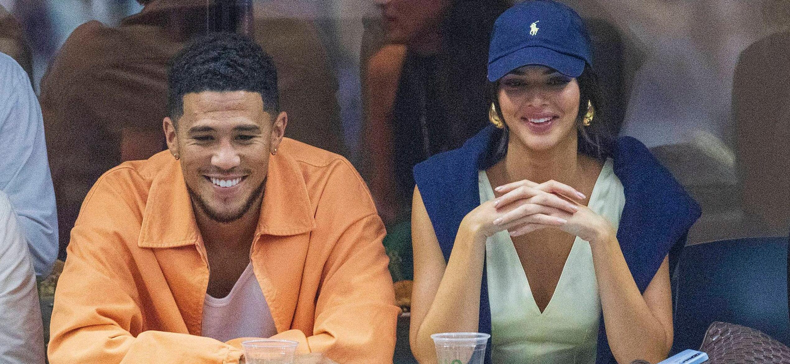 Kendall Jenner Hung With Ex Devin Booker At Super Bowl Suite