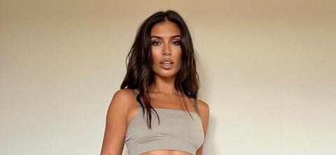 Emily Faye Miller In See-Through Dress Is 'Doing Murder Mystery'