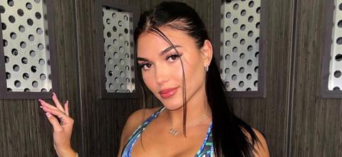 WWE NXT Star Jazmyn Nyx Hits The Beach In A Red Bikini