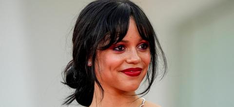 Jenna Ortega Stuns In Mosaic Minidress That’s A Pain In The Butt