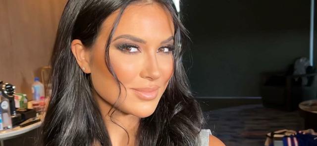 Rachel Bush In Animal Print Suns Her Buns In Switzerland