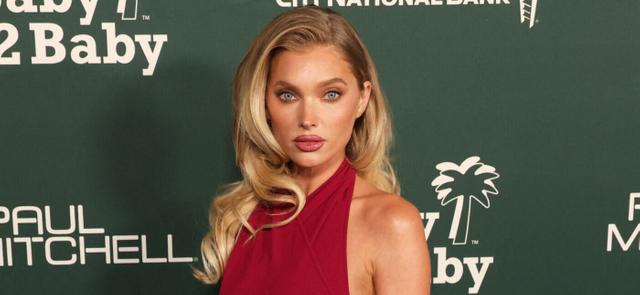 Elsa Hosk Matches Her Tiny White Bikini With Cowboy Boots