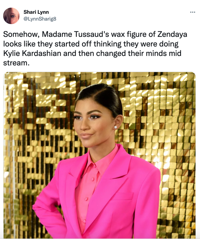 Zendaya’s New Wax Figure Looks Like Kylie Jenner & Naya Rivera!