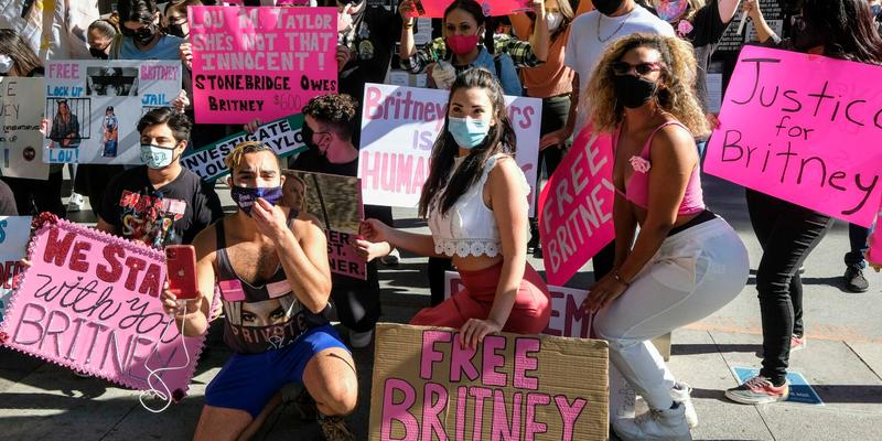 Free Britney Gathers Outside Courthouse