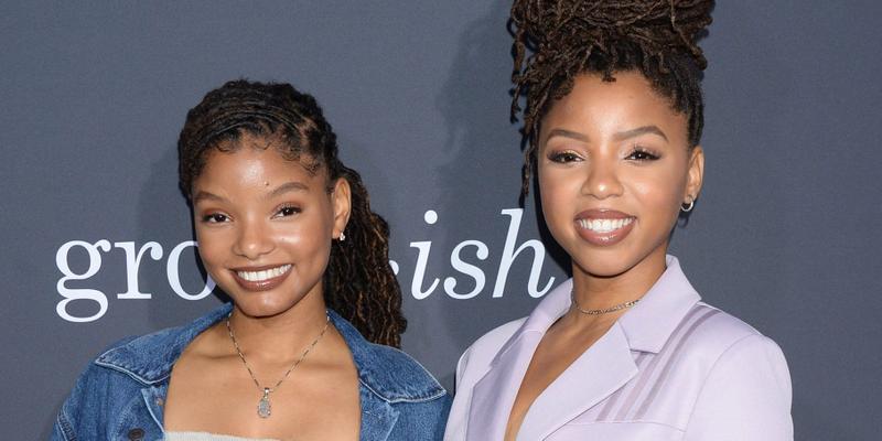 Chloe and Halle Bailey on the red carpet.