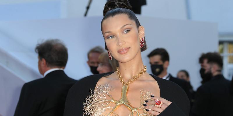 Bella Hadid at the TRE PIANI / THREE FLOORS " Red carpet the 74th Cannes Film Festival at Palais des Festival