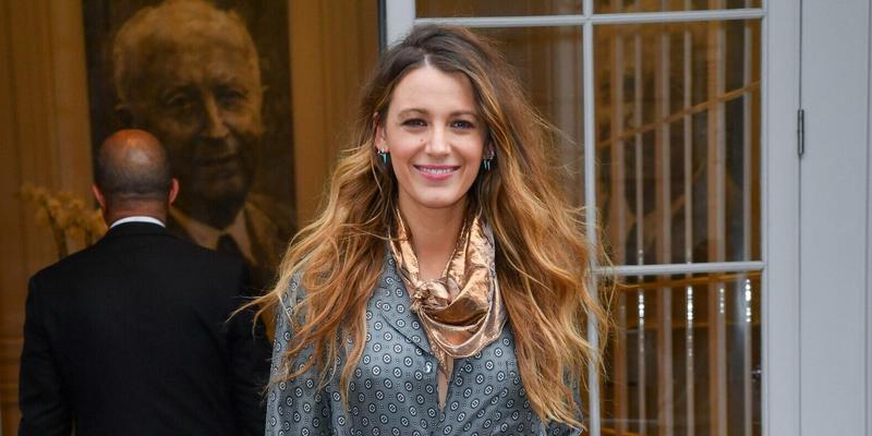 Blake Lively leaves the Dior office in Paris