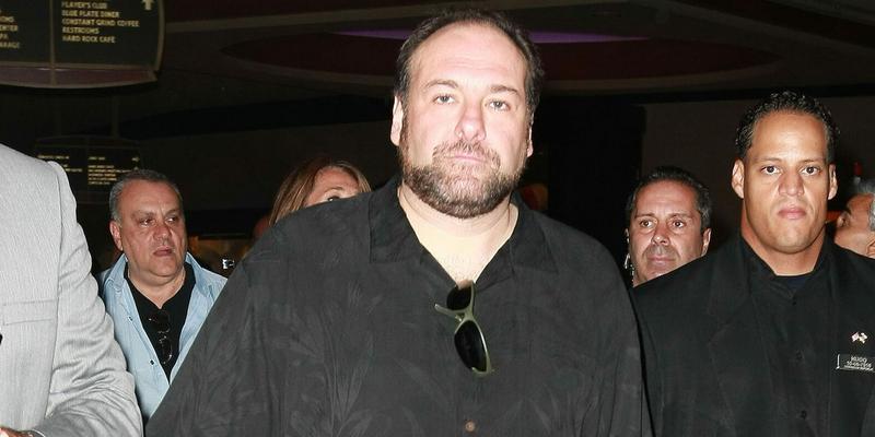 James Gandolfini arrives at the Sopranos final Episode watch party at Hard Rock Live at the Seminole Hard Rock Hotel amp Casino Hollywood on June 10th 2007