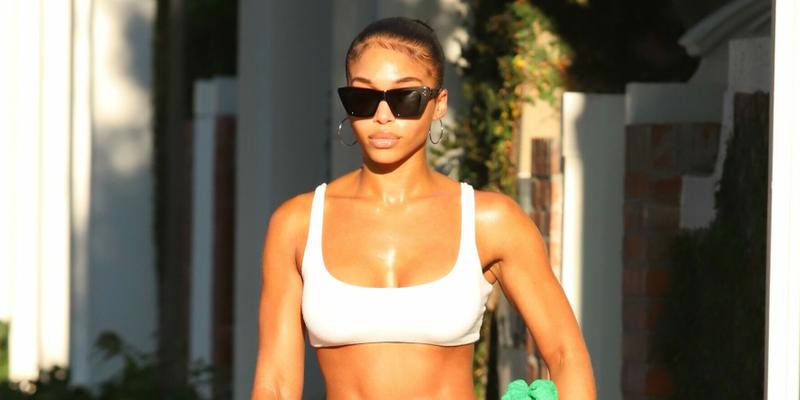 Lori Harvey seen showing sexy midriff and abs shopping Melrose Place