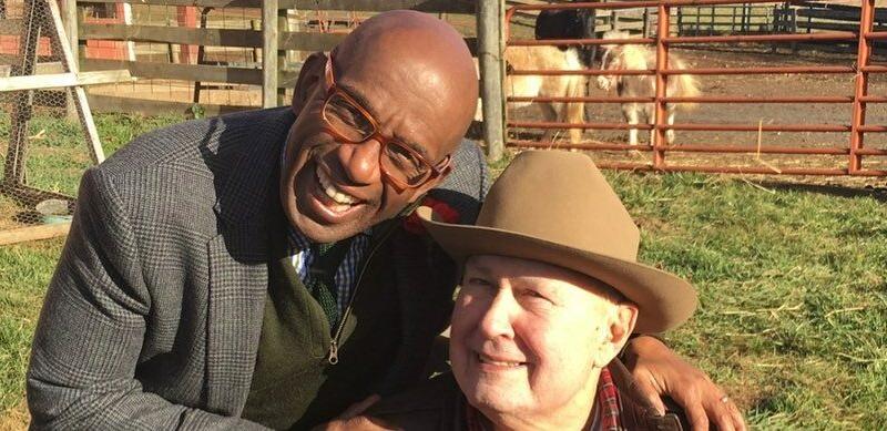 A photo showing Al Roker and his friend, Willard Scott smiling beautifully.