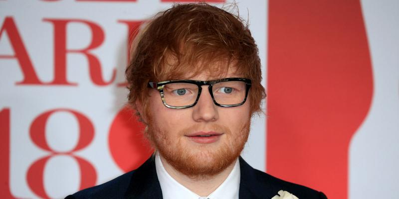 Ed Sheeran Brit Awards at the O2 Arena in London, UK.