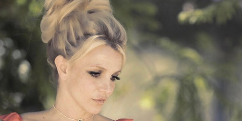 Britney Spears looking sad
