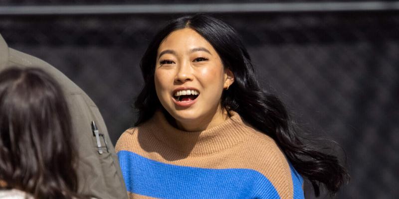 Awkwafina is all smiles at Kimmel in LA