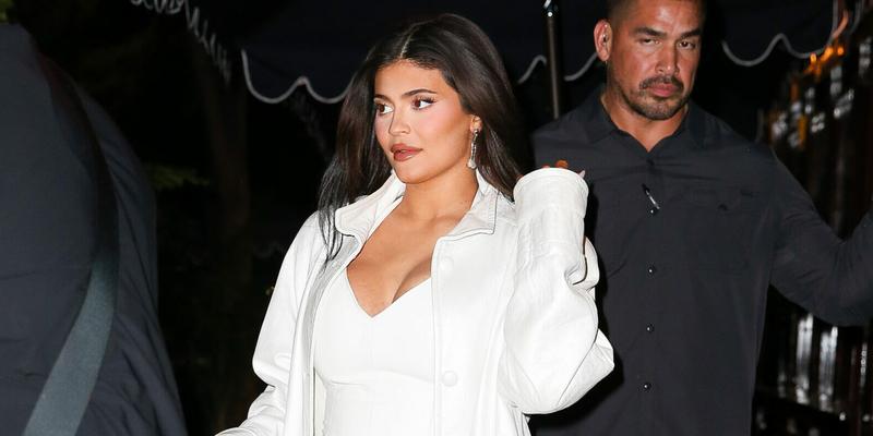 Pregnant Kylie Jenner was spotted leaving Carbone in NYC on Sep 08 2021