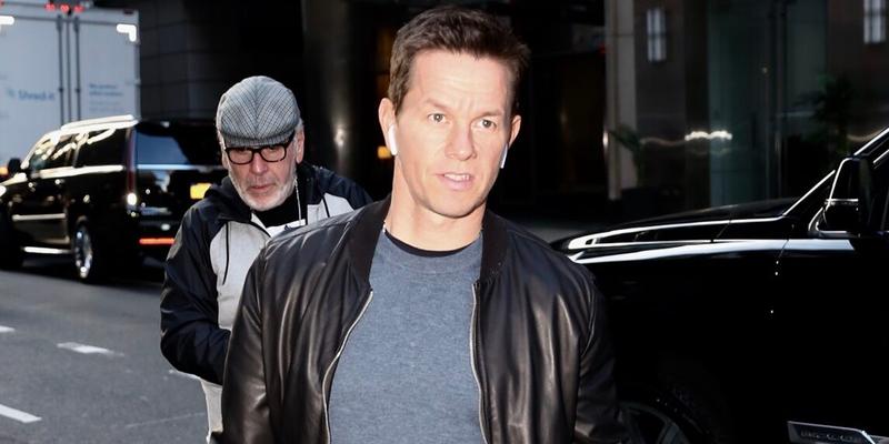 Mark Wahlberg is seen arriving at the Today Show.