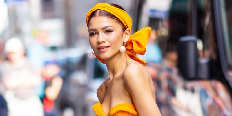 Zendaya at Colbert show in New York