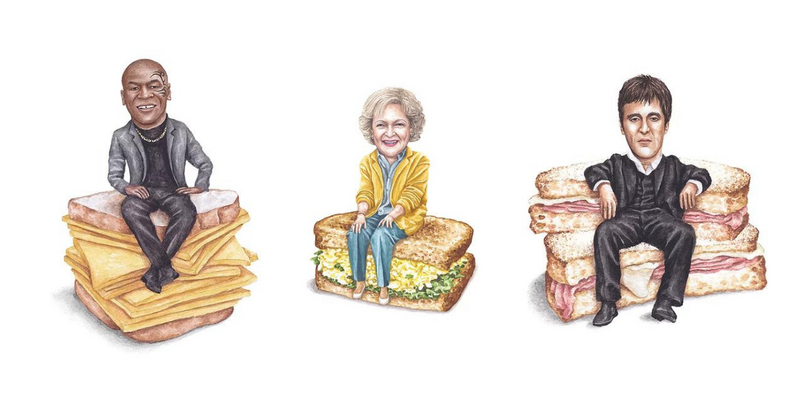 Betty White Sitting On Sandwich