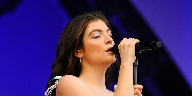 Lorde performing at ALL POINTS EAST