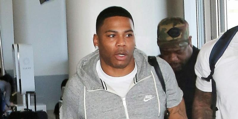 Nelly arriving at LAX
