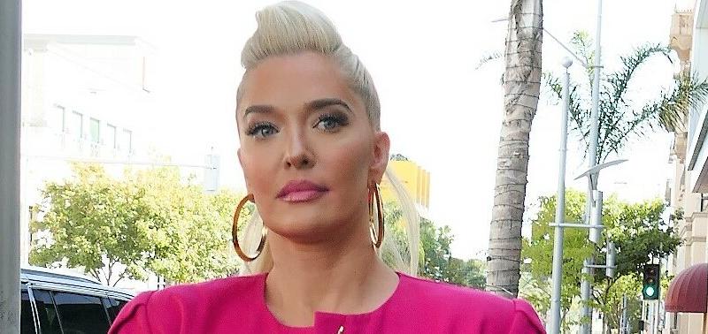 RHOBH apos s Erika Jayne Arriving To Andy Cohen apos s Baby Shower Wearing Hot Pink Outfit