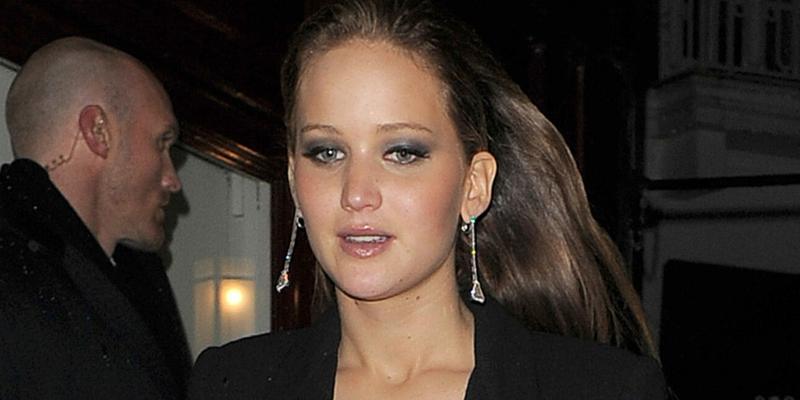 Jennifer Lawrence and various other celebrities attend The Weinstein Company BAFTA afterparty held at Lou Lou apos s private members club in Mayfair