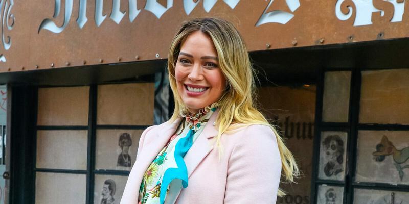 Hilary Duff at film set of apos Younger apos TV Series