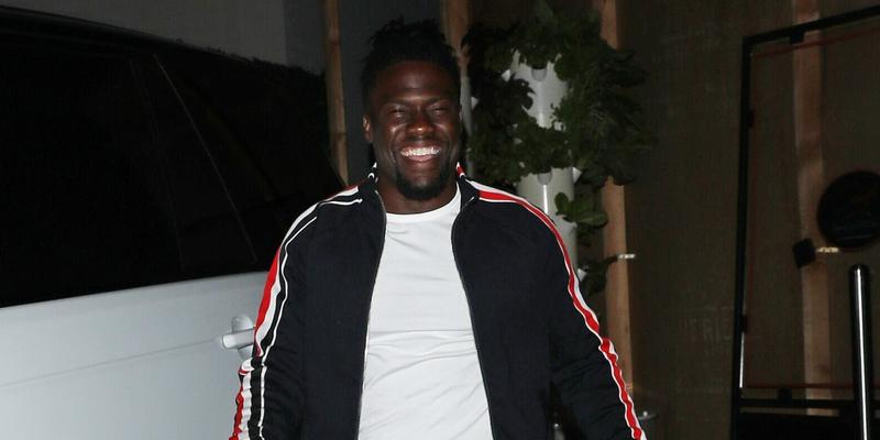 Kevin Hart is all smiles as he leaves Craig apos s restaurant after having dinner