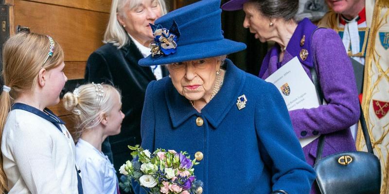 The Queen and Princess Anne attend a Service of Thanksgiving for the Royal British Legion
