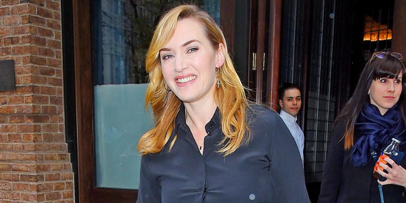 Kate Winslet heads out in Tribeca