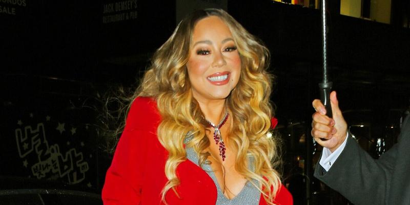Mariah Carey arrives to the Empire State Building to light it up